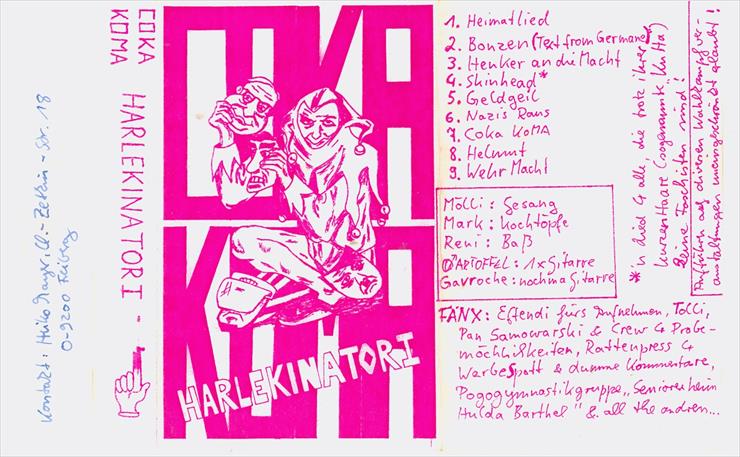 1991Coka Koma - Harlekinator I - Cover Original.jpg
